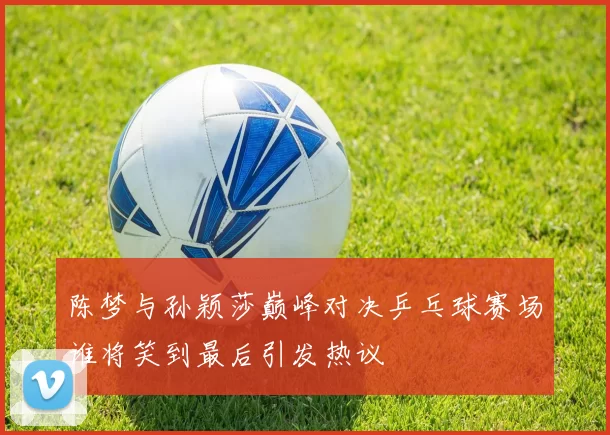 陈梦与孙颖莎巅峰对决乒乓球赛场谁将笑到最后引发热议